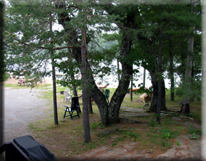 View of lake from Sunset's porch