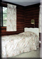 Bedroom in Log Cabin